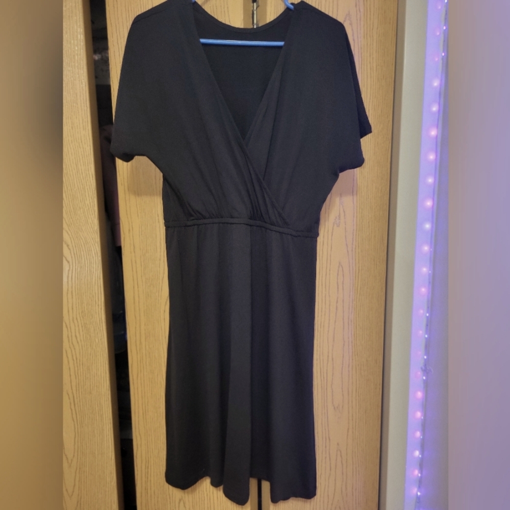 Wool& Brooklyn Dress Black Small Long